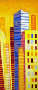 building with golden yellow